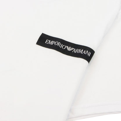 Emporio Armani Emporio Armani Crew Neck Logo T Shirt White