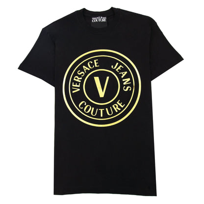 Versace Jeans Couture Vemblem T Shirt Black/gold
