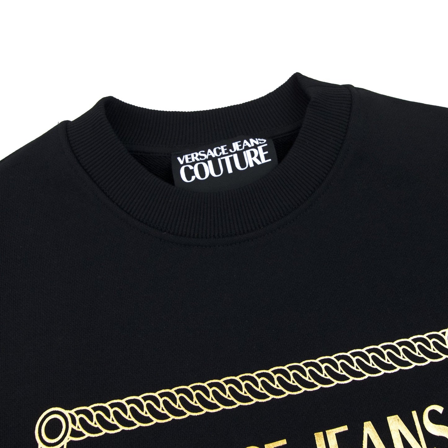 Versace Jeans Couture Box Logo Sweatshirt Black/gold