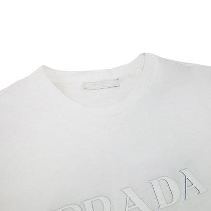 Prada Prada Milano Silicone Logo T-shirt White