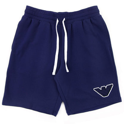 Emporio Armani Eagle Logo Bermuda Shorts Blue