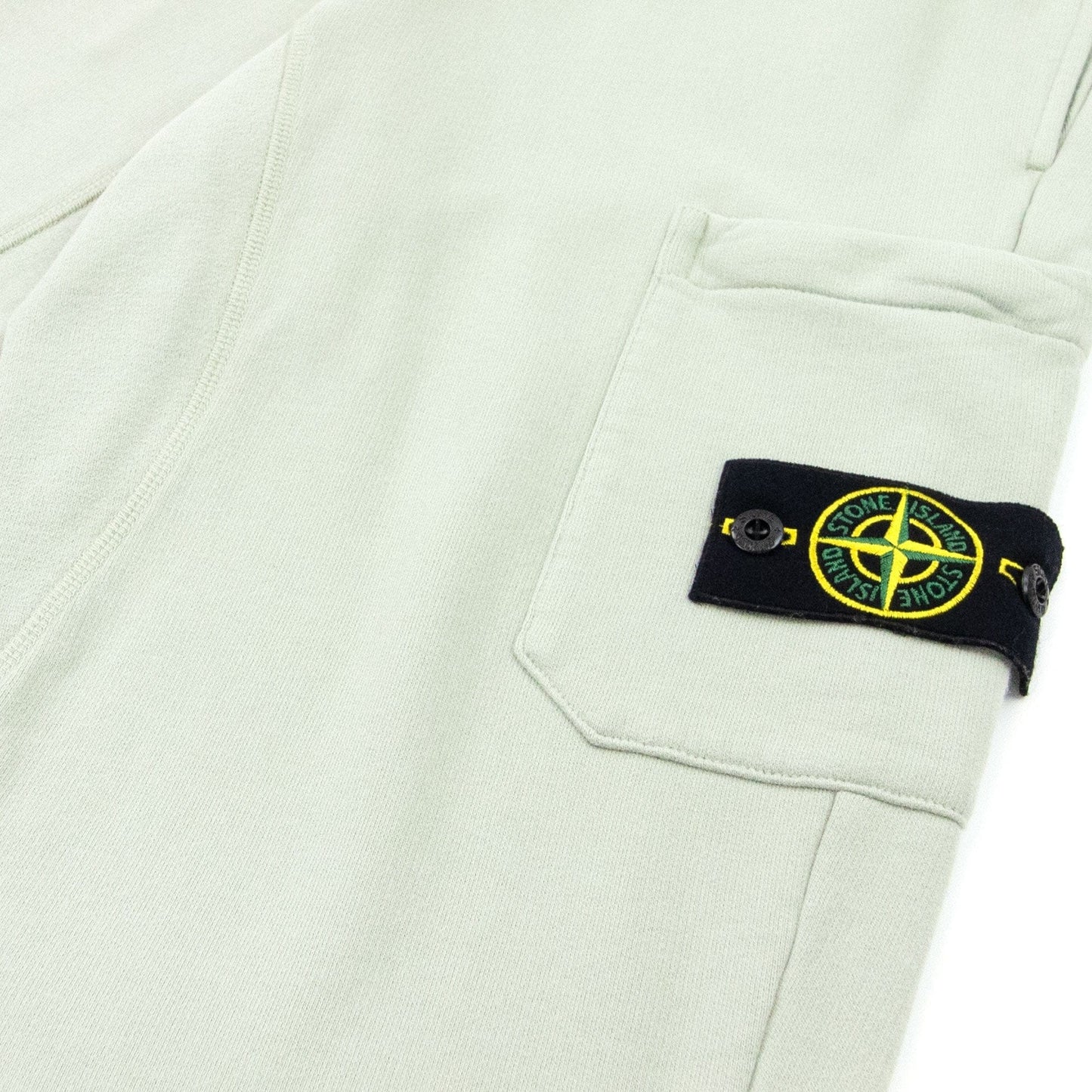Stone Island 60351 Fleece Track Pants Light Green V0064