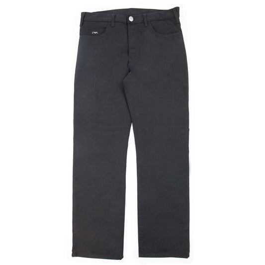 Emporio Armani J21 Regular Fit Stretch Gabardine Jeans Black 999