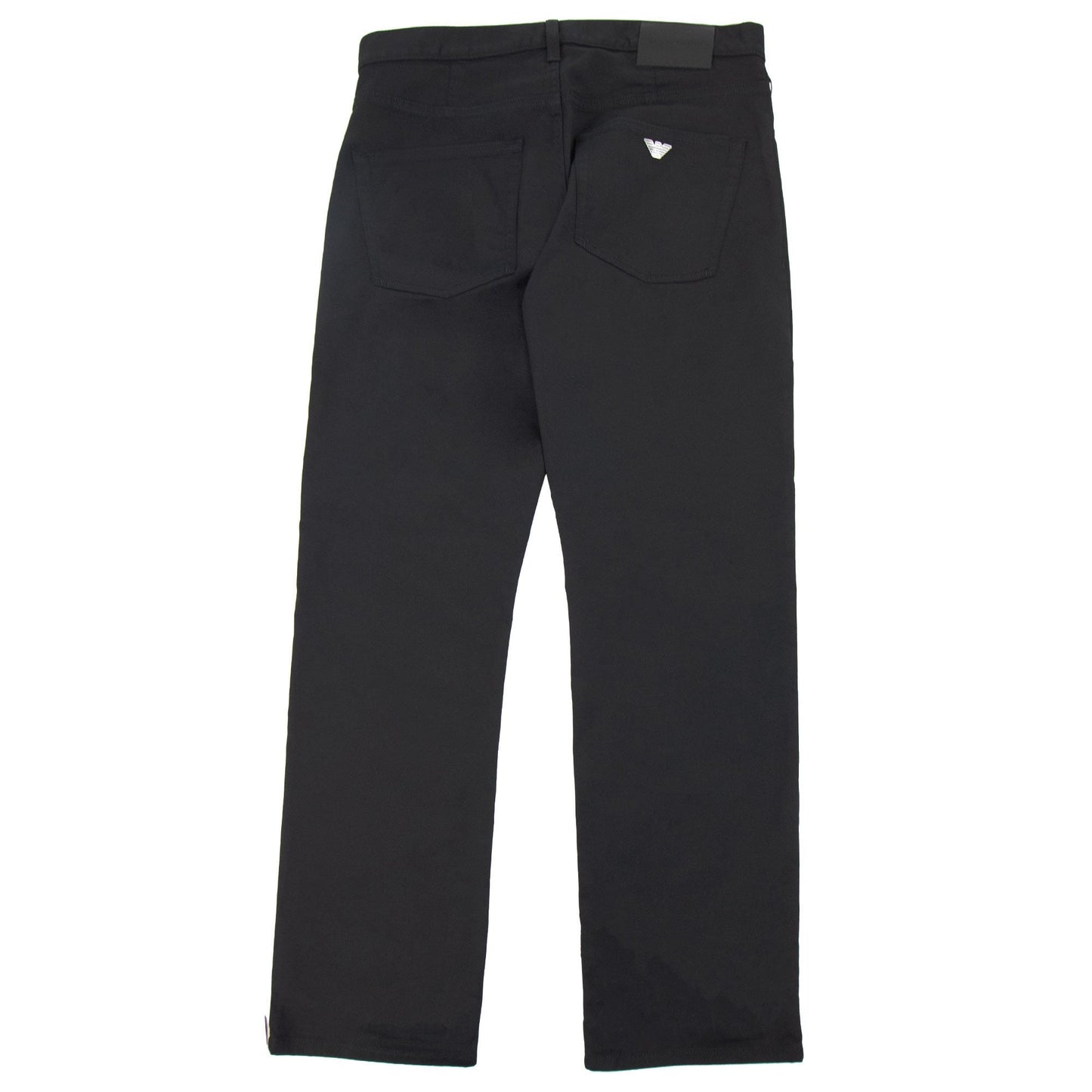 Emporio Armani J21 Regular Fit Stretch Gabardine Jeans Black 999