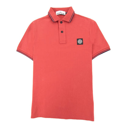 Stone Island Tip Polo Ss Red