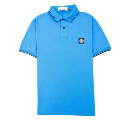 Stone Island Tip Polo Ss Baby Blue