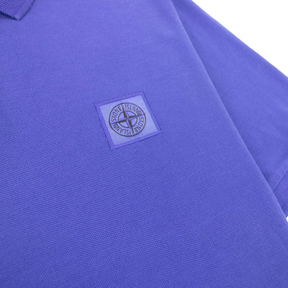 Stone Island Slim Fit Patch Polo Purple