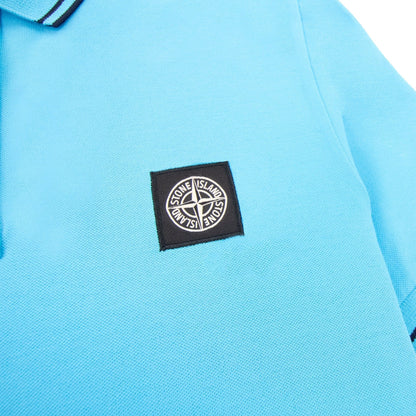 Stone Island Tip Polo Ss Sky Blue
