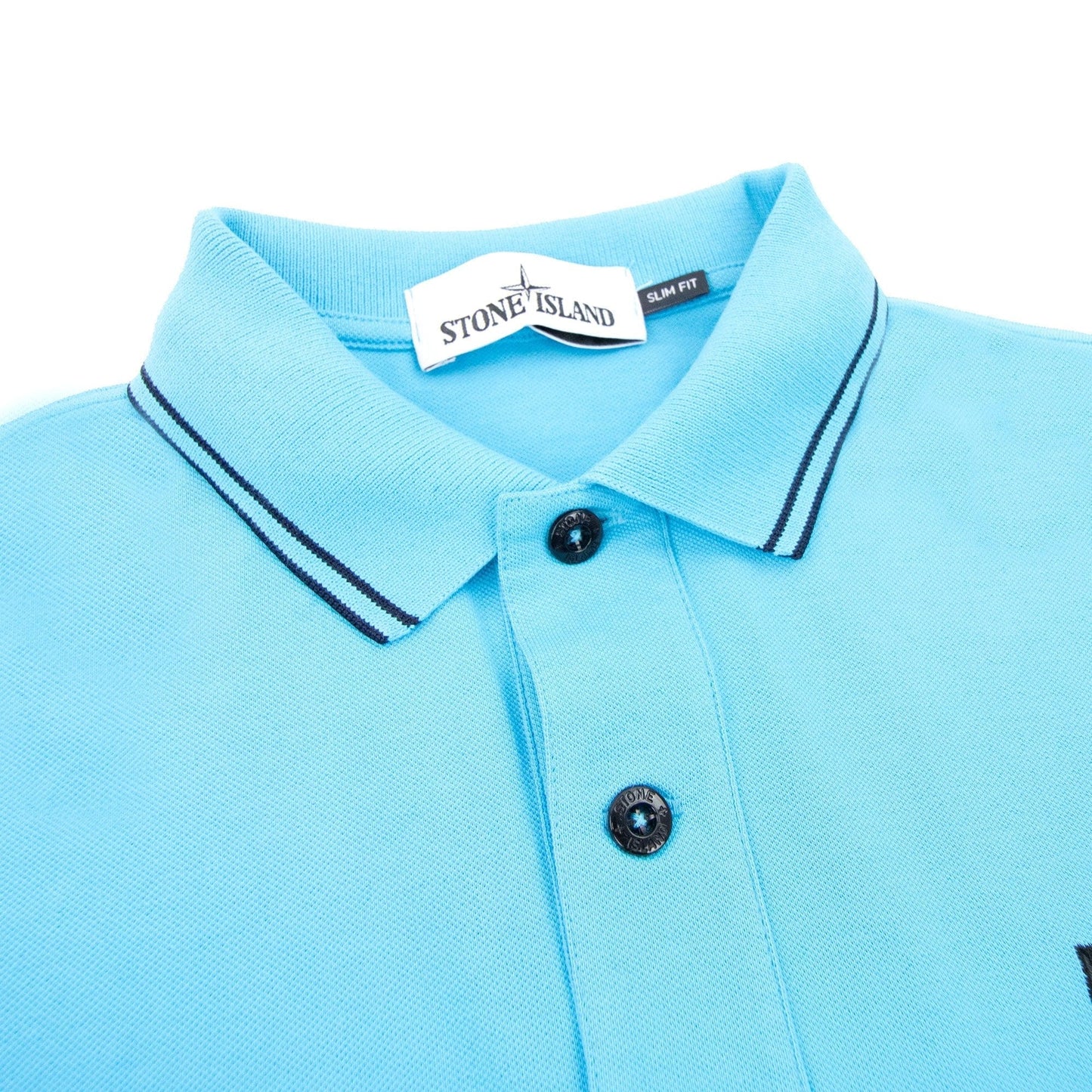 Stone Island Tip Polo Ss Sky Blue