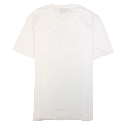 Armani Jeans Embroidered Back Logo T Shirt White