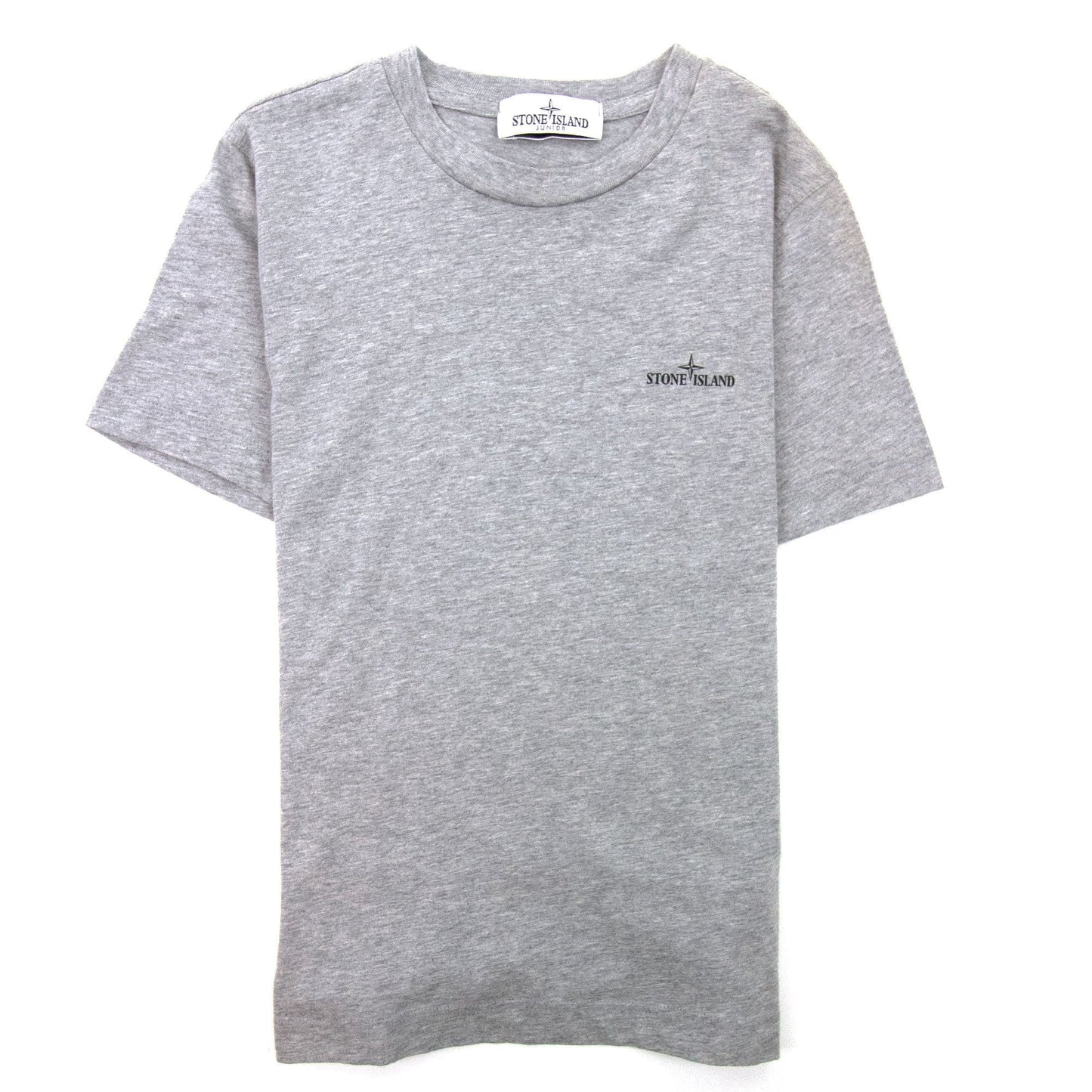 Stone Island Junior 21054 Logo T Shirt Grey V1064