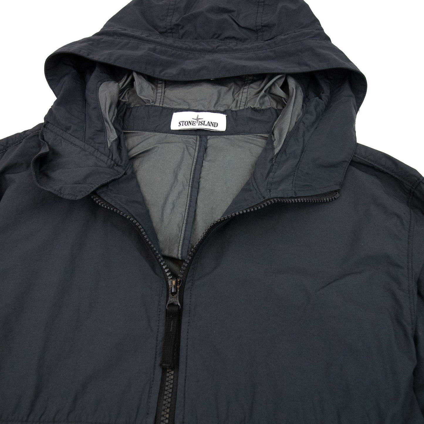 Stone Island 40632 Naslan Light Watro Garment Dyed Black V0029