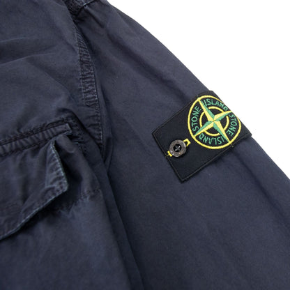 Stone Island 114wn Old Treatment Shirt Navy V0120