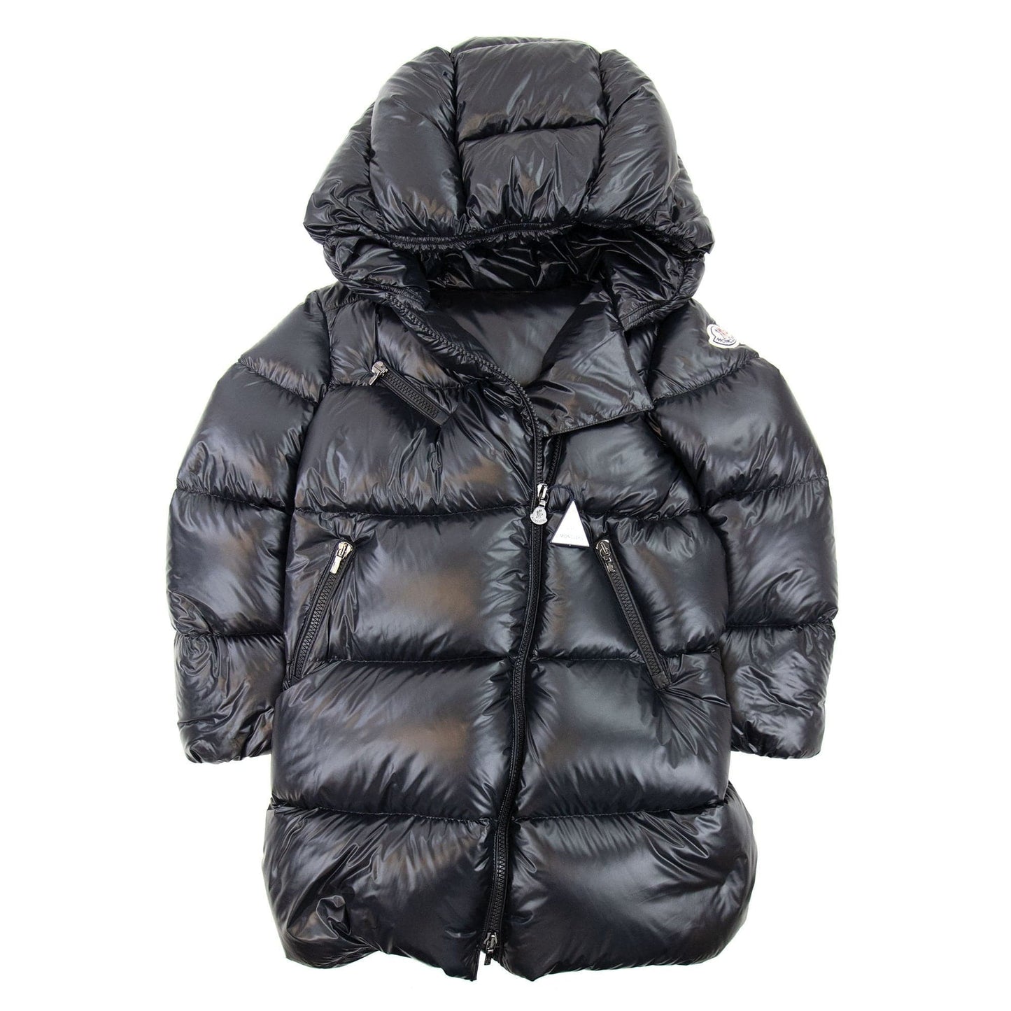 Moncler Junior Gelinotte Padded Zip Up Jacket Black 999