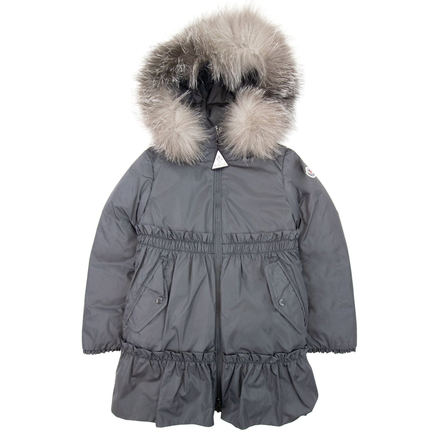 Moncler Junior Tourterelle Down Jacket Grey 927