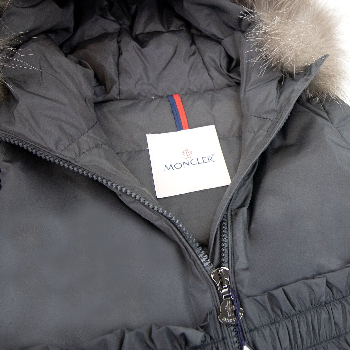 Moncler Junior Tourterelle Down Jacket Grey 927