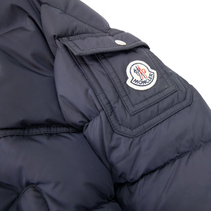 Moncler Junior New Byron Fur Coat Navy 742
