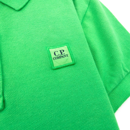 Cp Company Undersixteen Logo S/s Polo Shirt Green 617