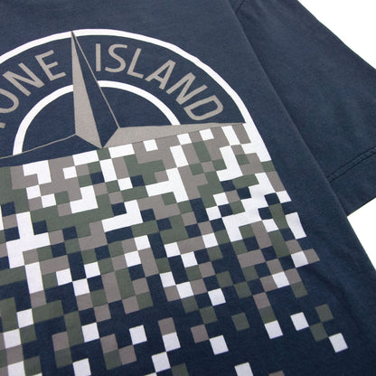 Stone Island Junior 21055 Compass T Shirt Navy V0020