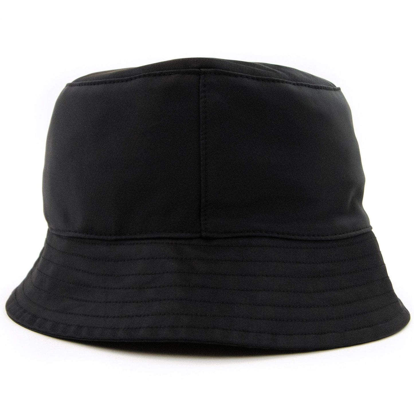 Moncler Logo Satin Bucket Hat Black 999