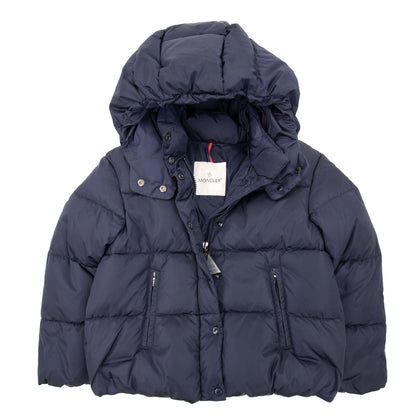 Moncler Junior Caille Down Jacket Navy 778