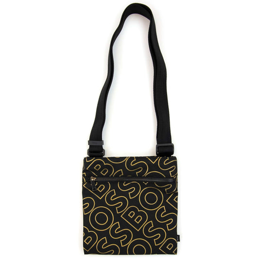 Hugo Boss Catch Ln Outline Logo Envelope Bag Black 001