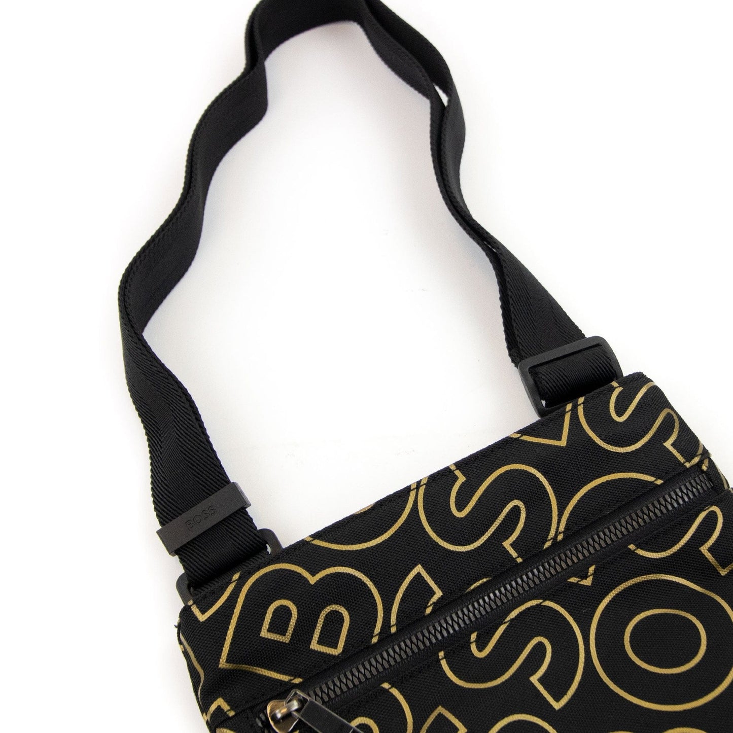 Hugo Boss Catch Ln Outline Logo Envelope Bag Black 001