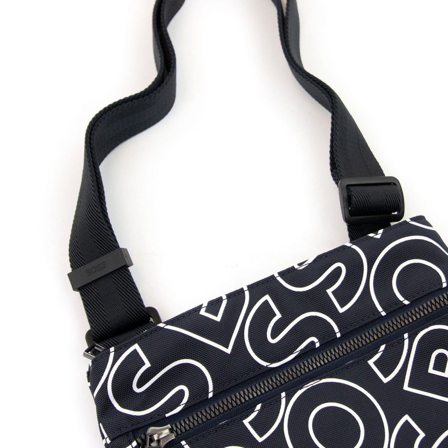 Hugo Boss Catch Ln Outline Logo Envelope Bag Navy 409
