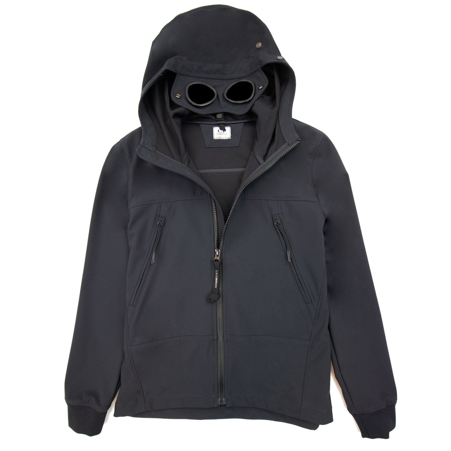 Cp Company Undersixteen Soft Shell Google Jacket Navy 888