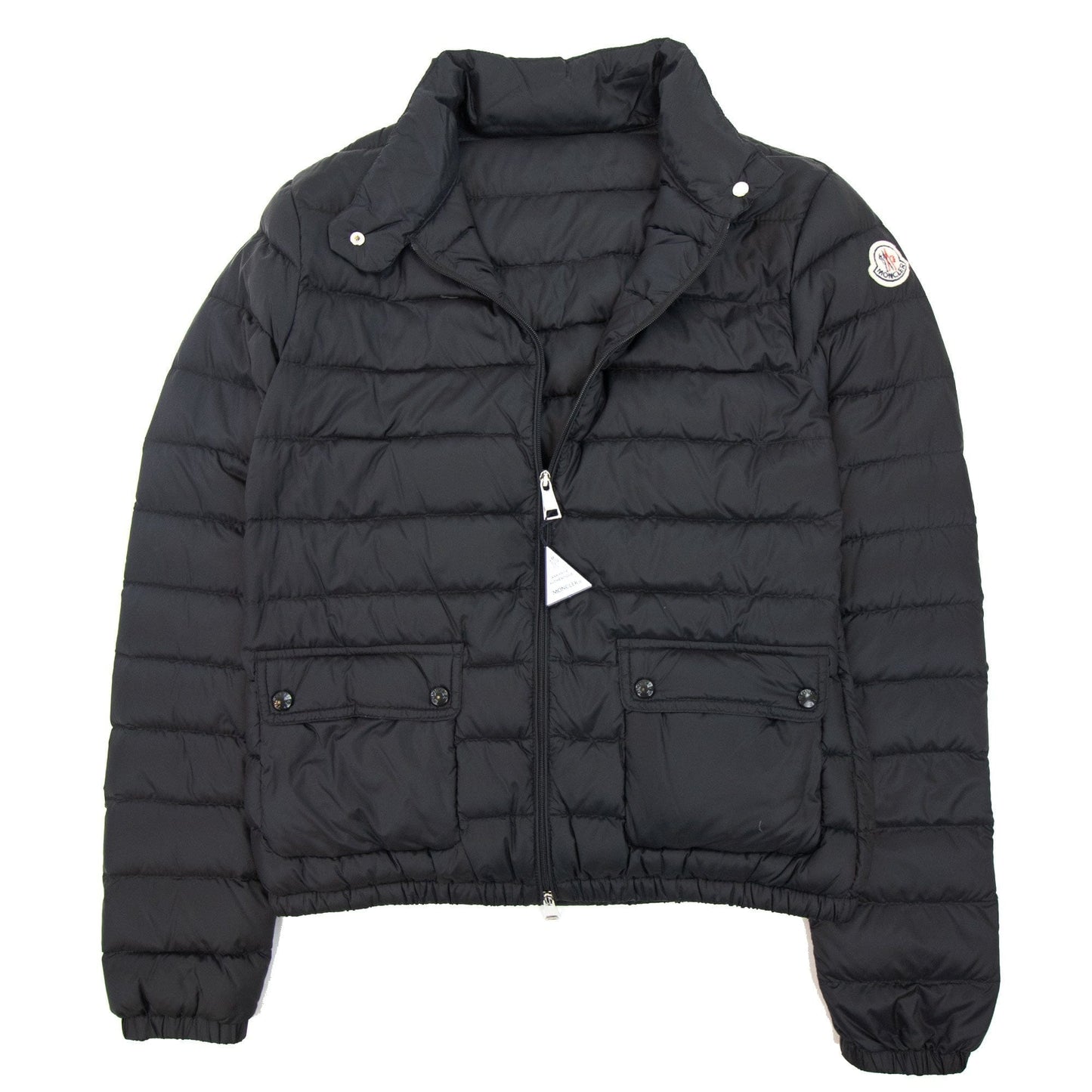 Moncler Lans Short Down Jacket Black
