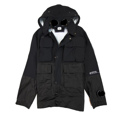 Cp Company W098a Gore Tex 3l Infinium Mixed La 500 Miglia Jac Black 999