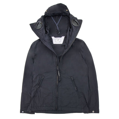 Cp Company Undersixteen Chrome Hoodied Goggle Jacket Navy 888
