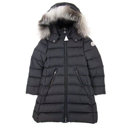 Moncler Abelle Long Parka Coat in Black
