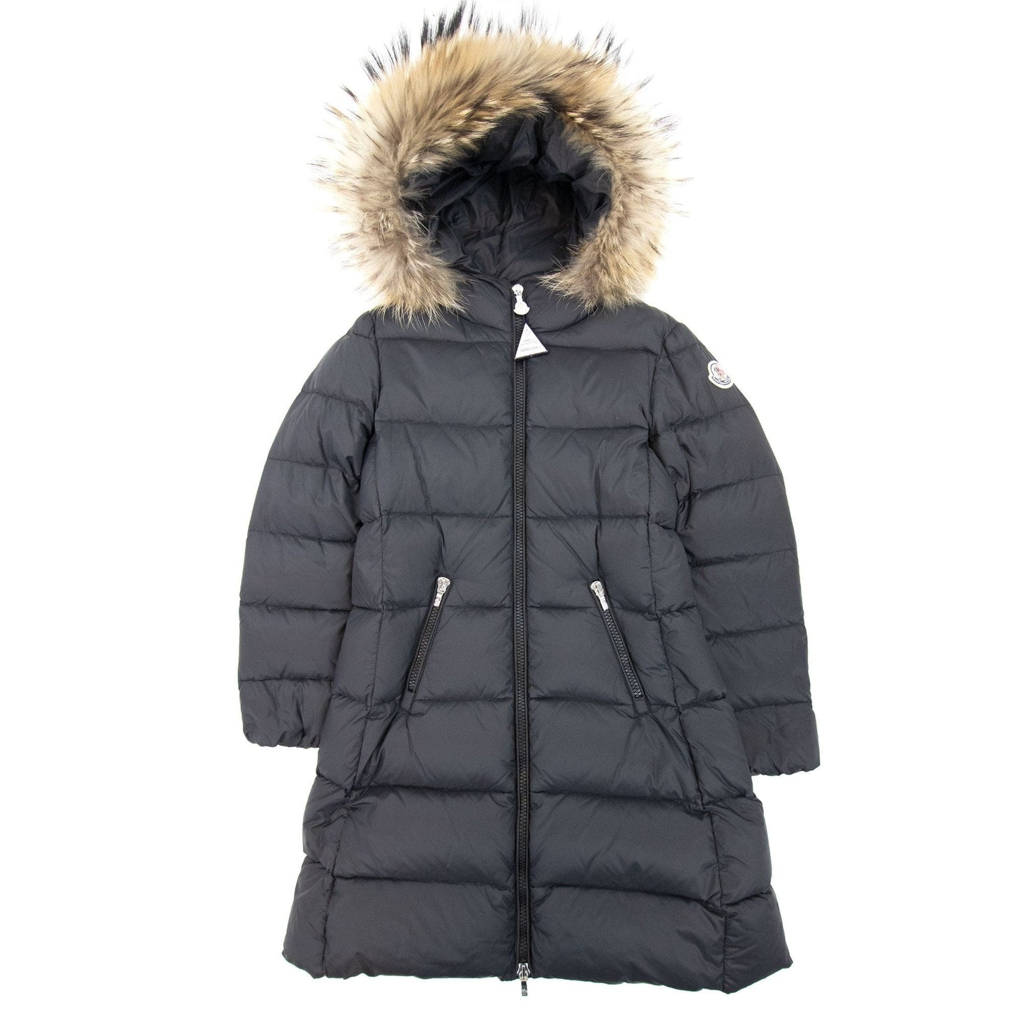 Moncler Junior Dorist Girls Parka Jacket Black 999