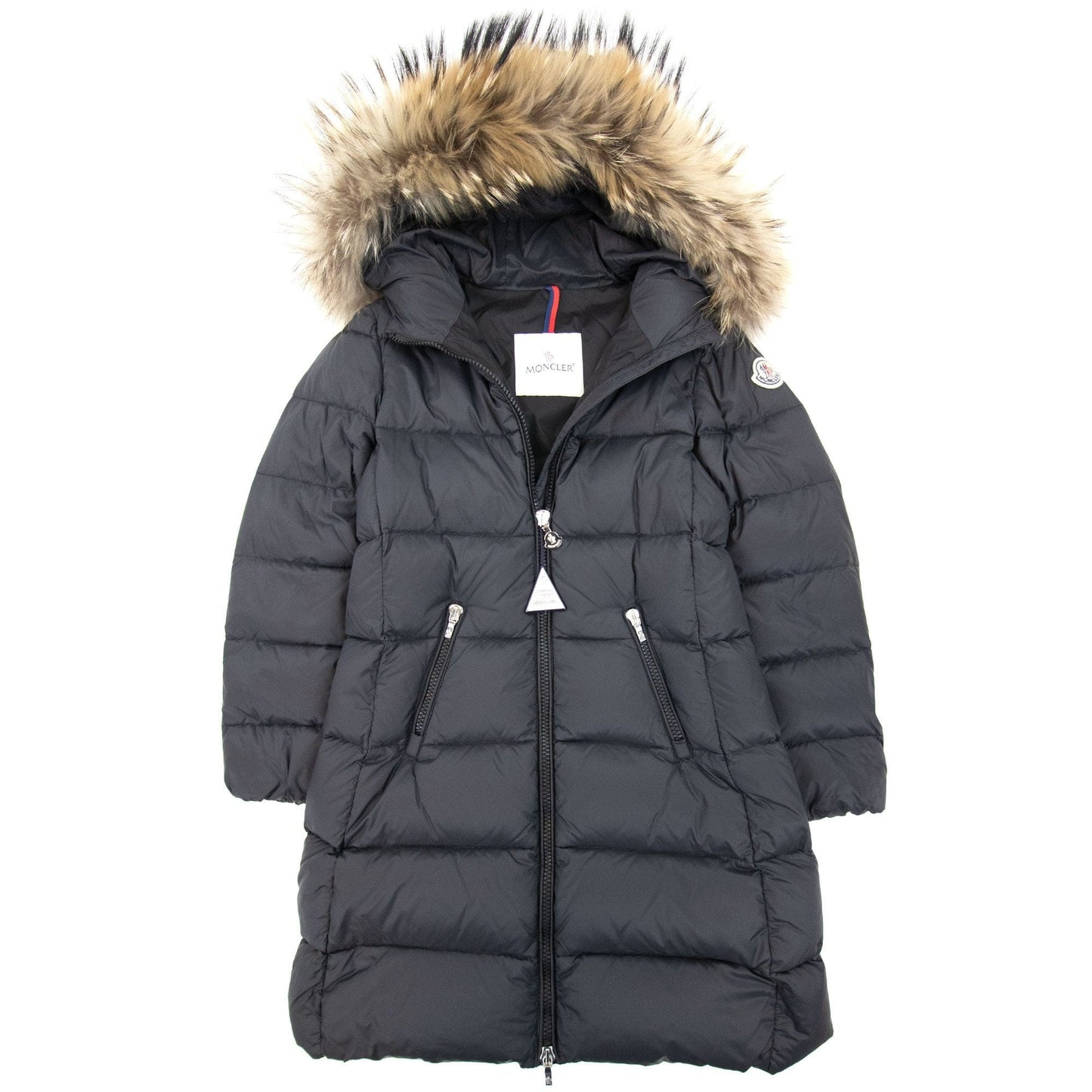 Moncler Junior Dorist Girls Parka Jacket Black 999