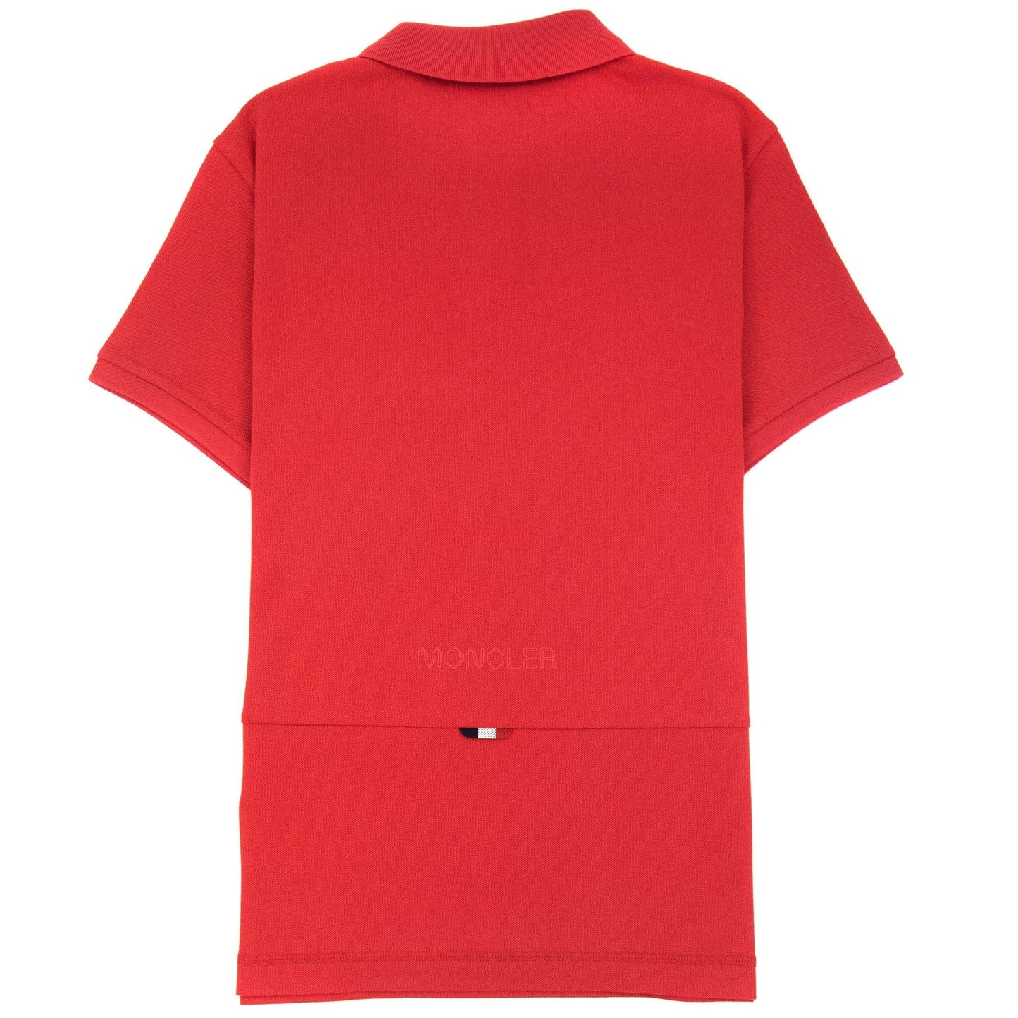 Moncler Logo Polo Shirt True Red 463