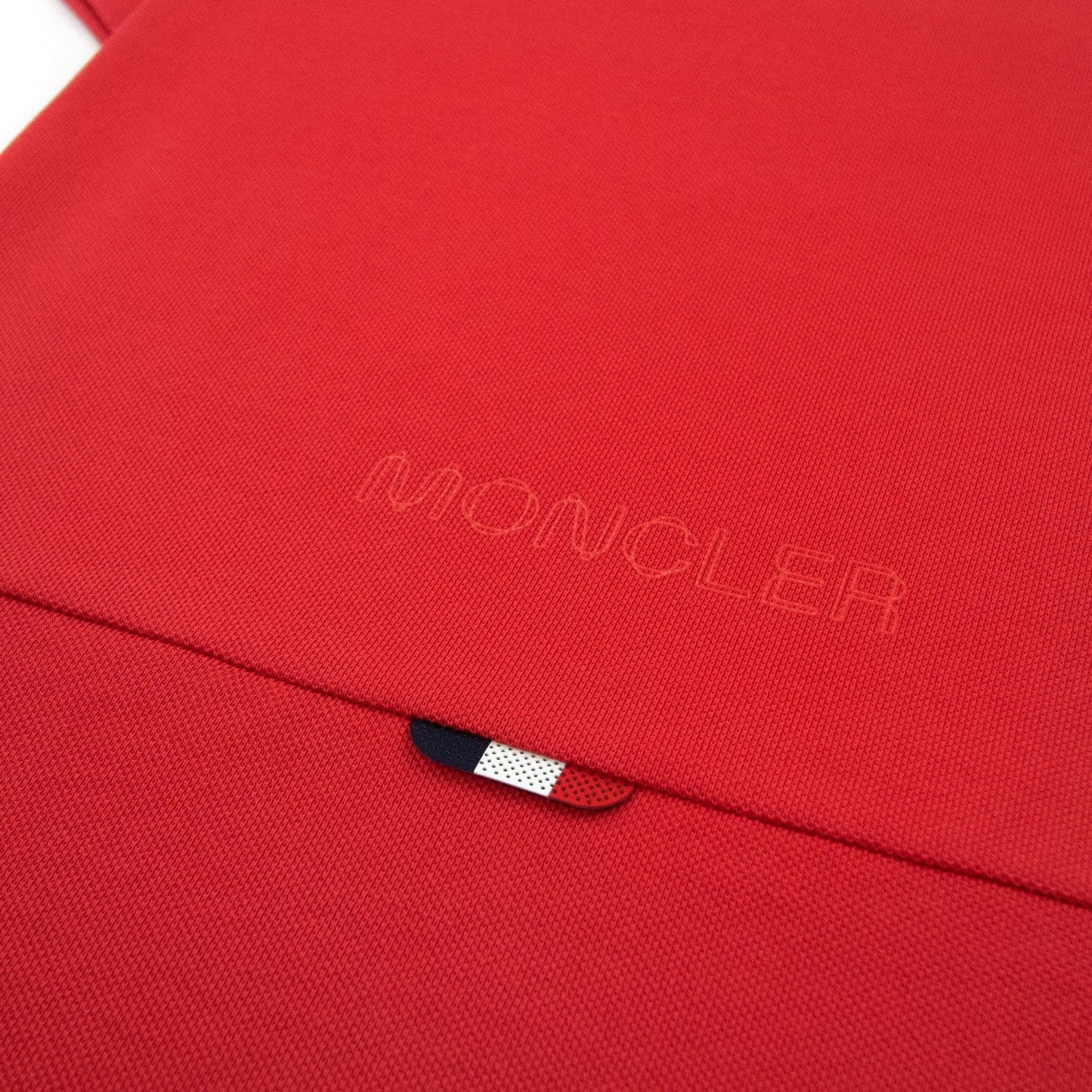 Moncler Logo Polo Shirt True Red 463