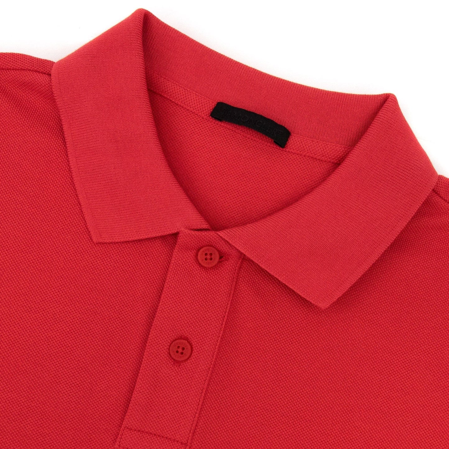 Moncler Logo Polo Shirt True Red 463