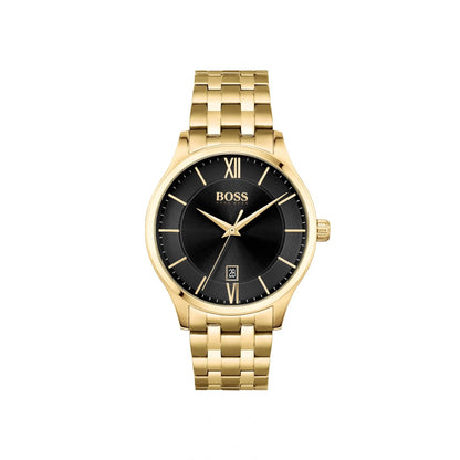 Hugo Boss Elite Gold Plated Watch Gold Plated