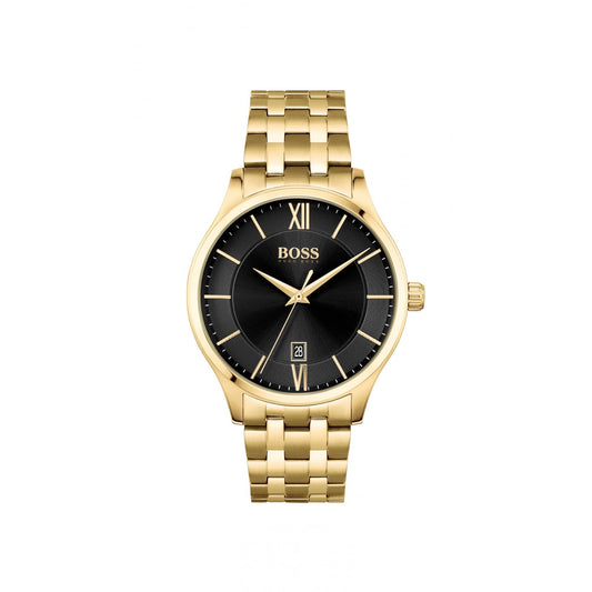 Hugo Boss Elite Gold Plated Watch Gold Plated