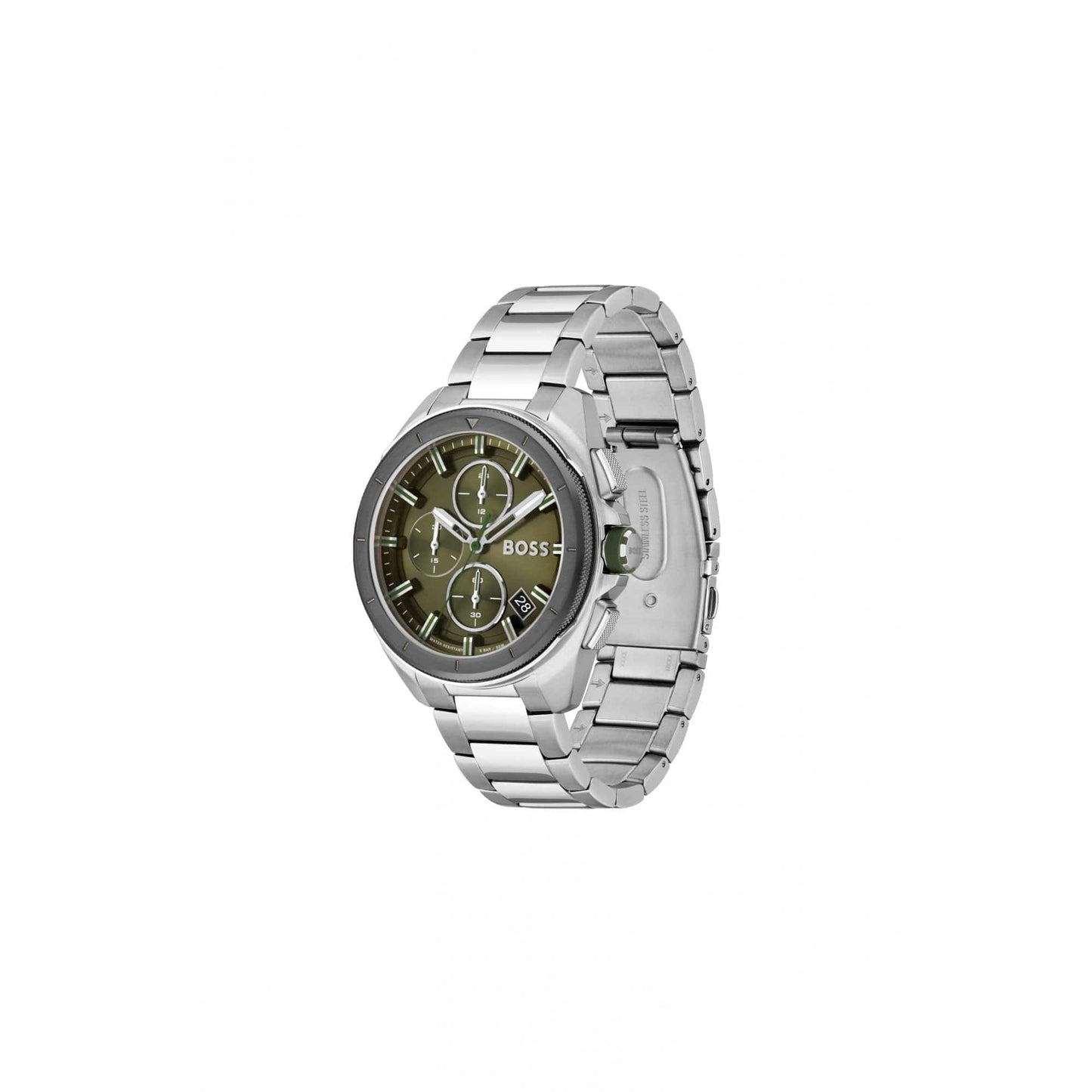 Hugo Boss Volane Green Face Watch Green