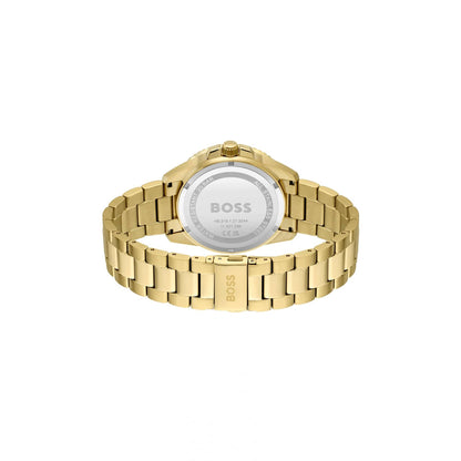 Hugo Boss Ionic Date Gold Plated Steel Watch Gold