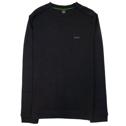 Hugo Boss Salbo Curved Logo Sweatshirt Black 001