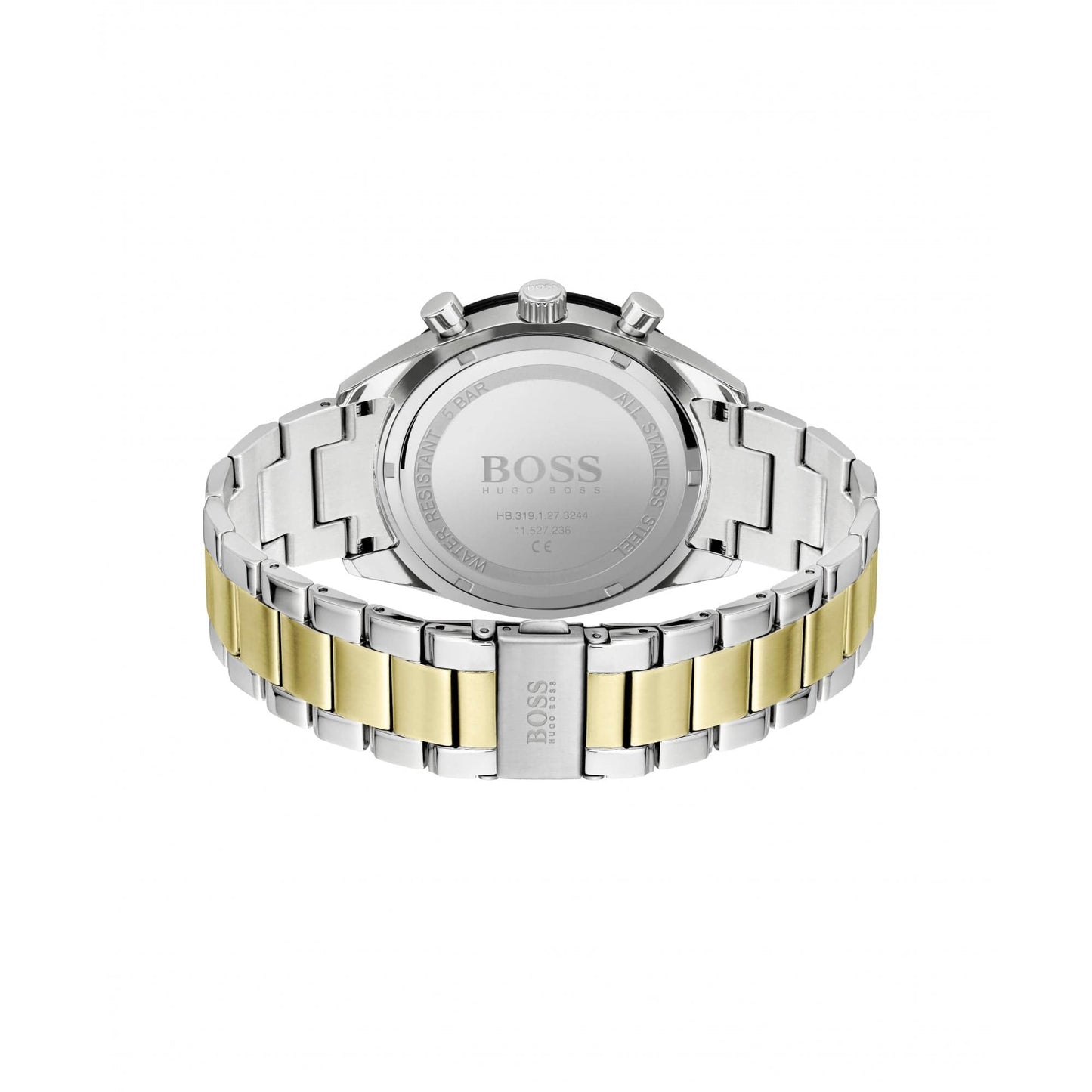 Hugo Boss Santiago Two Tone Green Watch Green