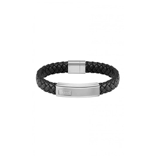 Hugo Boss Magnetic Twill Bracelet Black