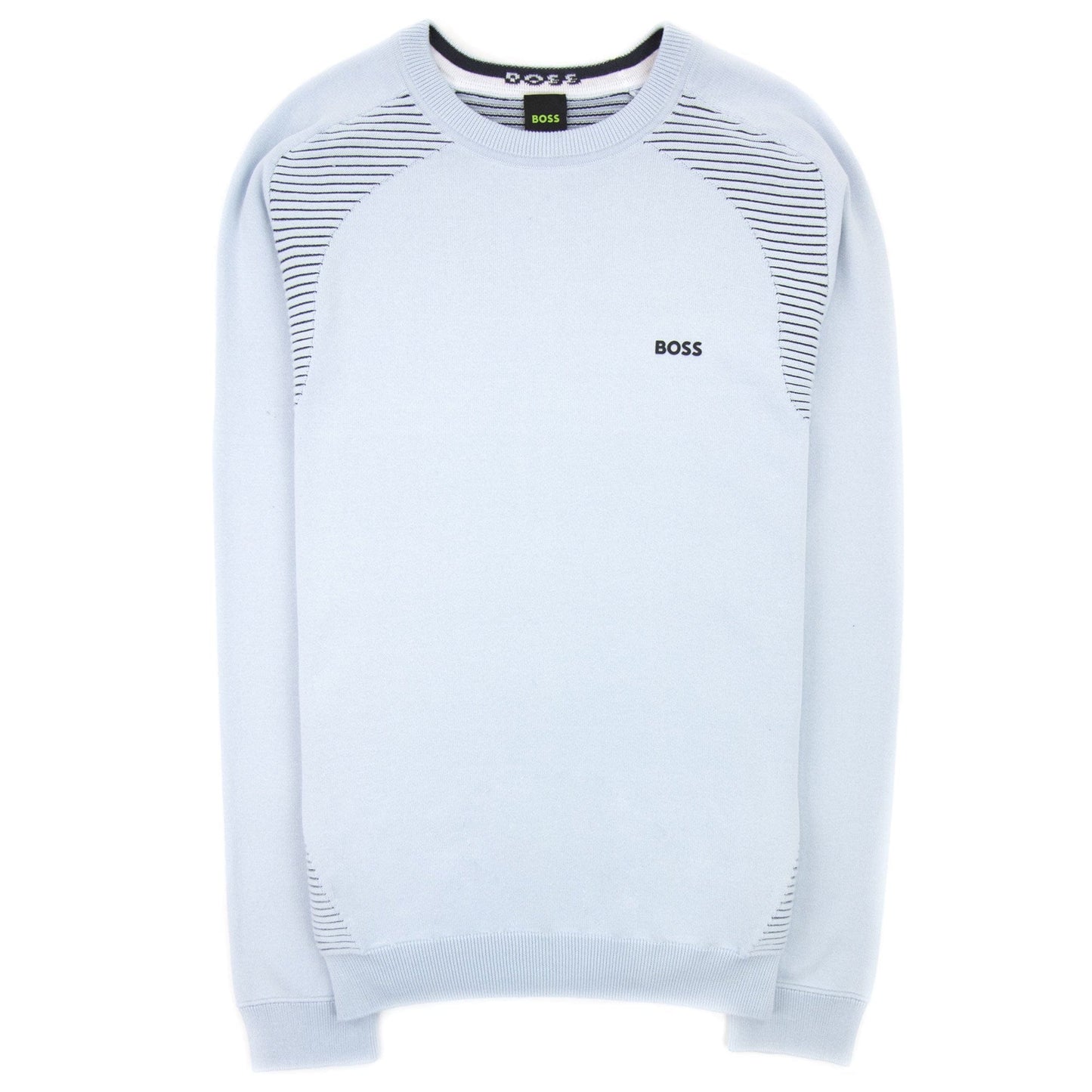 Hugo Boss Ramal Two Tone Stripes Sweater Light Blue 453