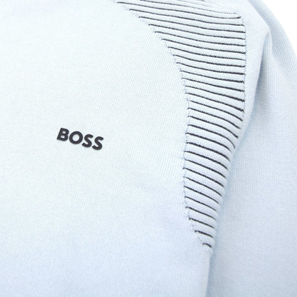 Hugo Boss Ramal Two Tone Stripes Sweater Light Blue 453
