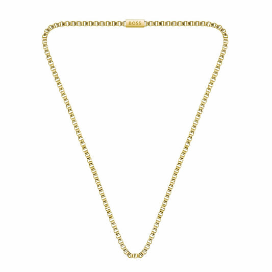 Hugo Boss Mens Magnetic Necklace Gold