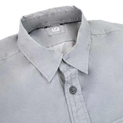 Cp Company Taylon L Nylon Overshirt Griffin Grey 937