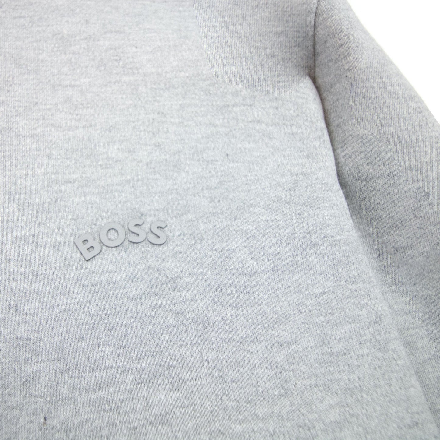 Hugo Boss Salbo Curved Logo Sweatshirt Grey 059
